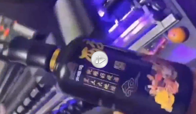 圓柱體打印視頻，酒瓶打印視頻，化妝品打印視頻